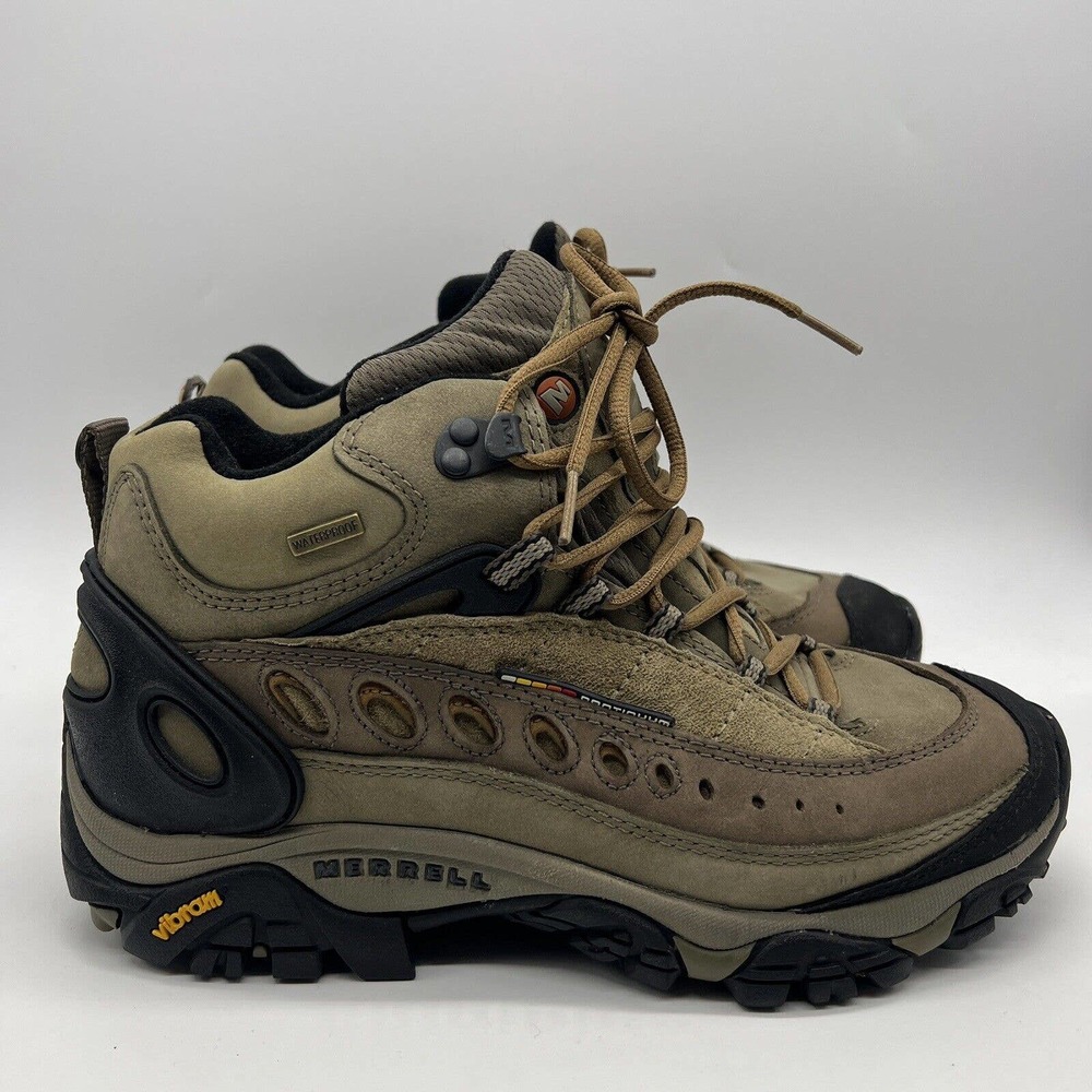Merrell Pulse II 2 Women's Hiking Boot Waterproof Mid Vibram Soles Size 9 Shoe